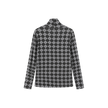 Argyle Print Turtleneck