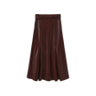 Leather Belted Skirt
