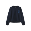 Bird Embroidered Detailed Sweatshirt