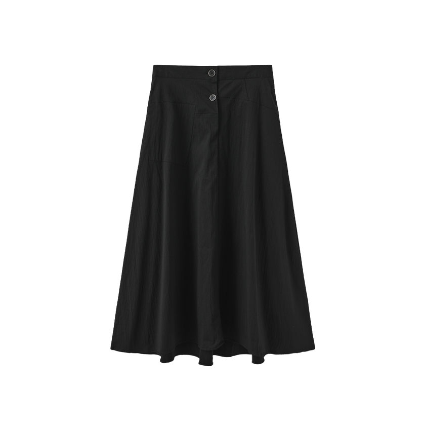 Lily Front Button Midi Skirt