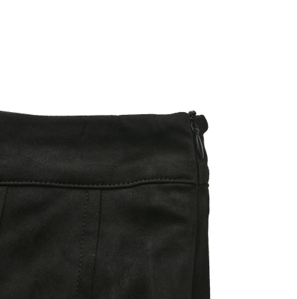 Jake Suede Pleated Skirt