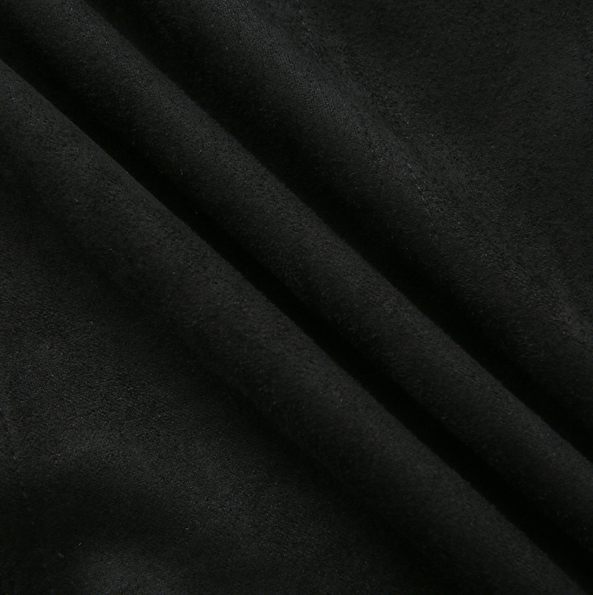 Suede Straight Skirt