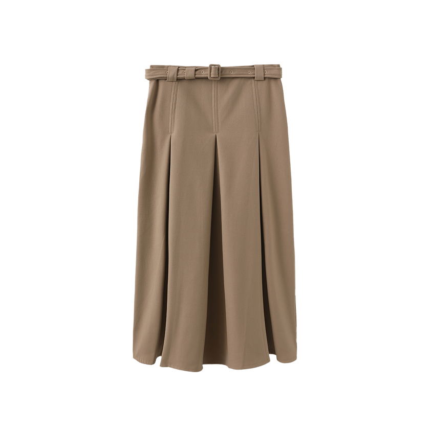 Mica Wool Midi Skirt