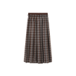 Elastic Wool Pleat Skirt