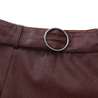 Leather Belted Skirt