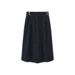 Double Button Denim Skirt