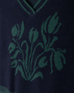 V-Neck Jacquard Sweater Vest