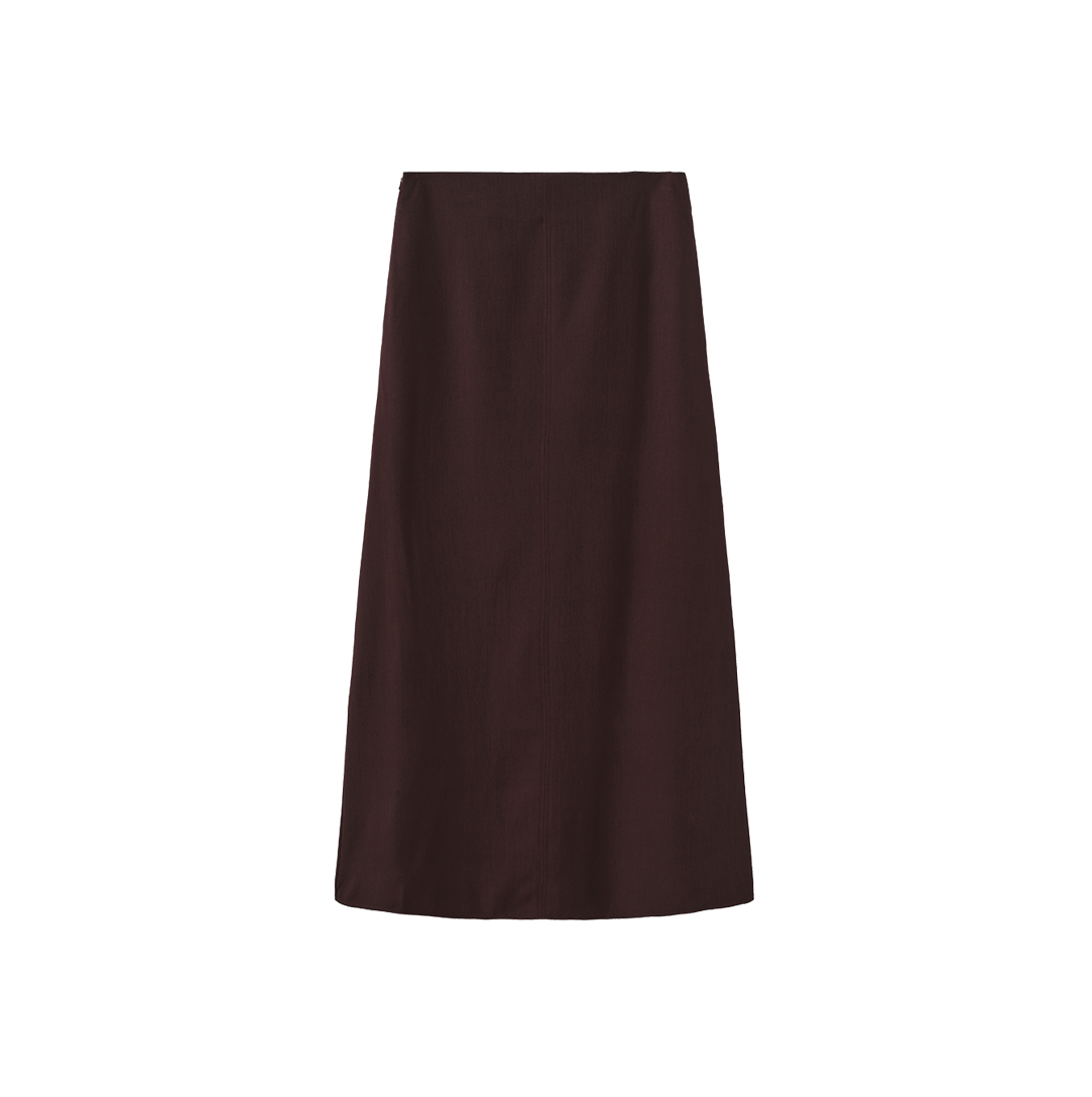 Redo Wool A-Line Skirt