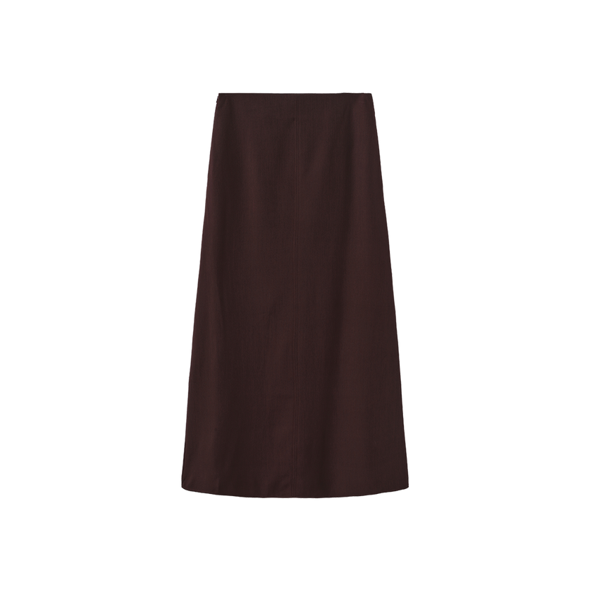 Redo Wool A-Line Skirt