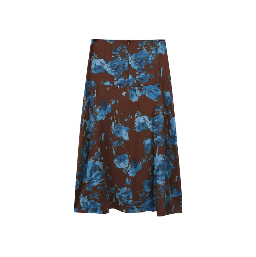 Colored Printed Skirt