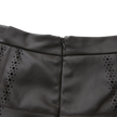 Dotted Leather Maxi Skirt
