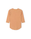 Striped Ribbed Back Seam Tee