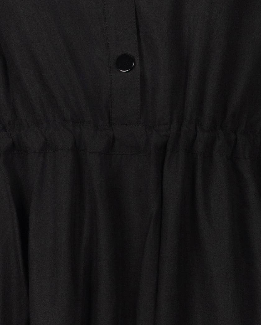 Elastic Pull Waist Maxi Dress