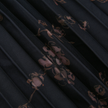 Side Button Pleated Floral Skirt