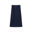 Seam Flyfront Denim Skirt