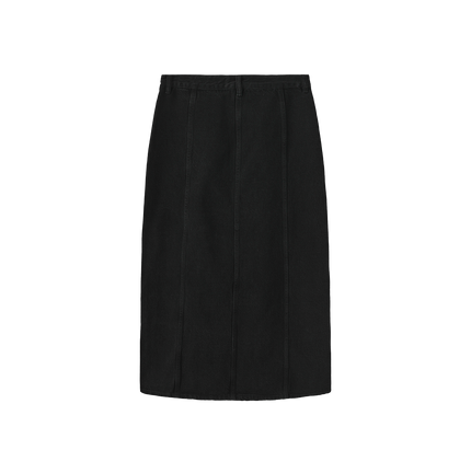 Denim Drop Yolk Maxi Skirt