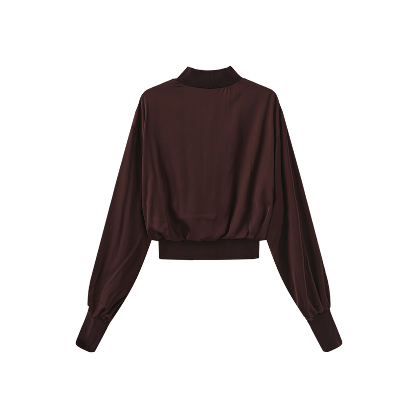 Hypnotic Knit Silk Top