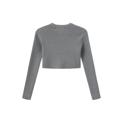 Ribbed Knit Layering Cardigan