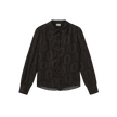 Gem Printed Rounded Collar Blouse