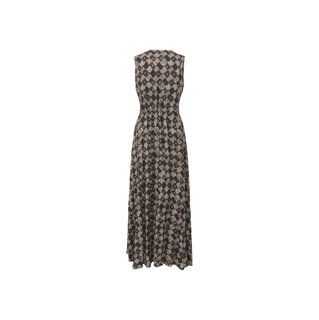 Sleeveless Belted Dress