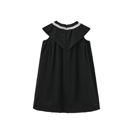 Trim Collared Sailor Dress