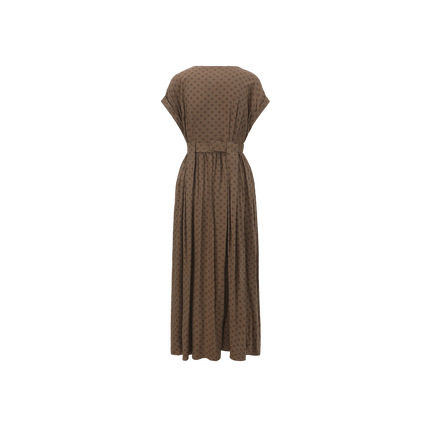 Clover Print Cap Sleeve Dress