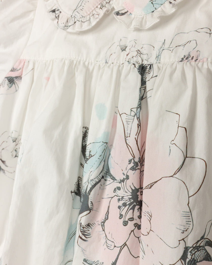 Cindy Floral Printed Pastel Romper