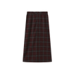 Kim Checkered Wool Skirt