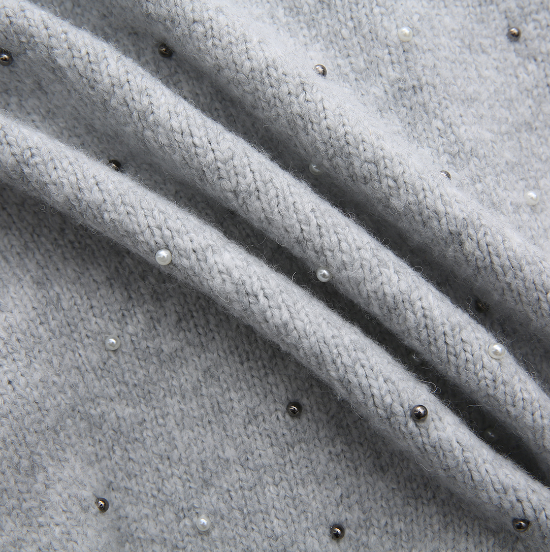 Gem Detail Pearl Cardigan