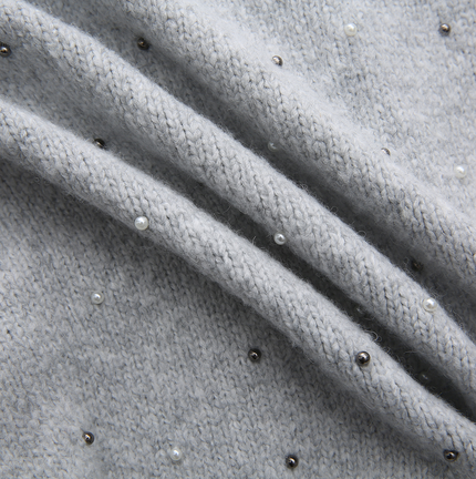 Gem Detail Pearl Cardigan