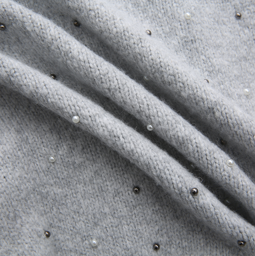 Gem Detail Pearl Cardigan