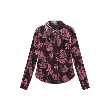 Lena Velvet Winter Blouse