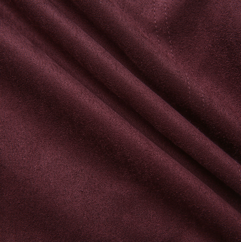 Suede Straight Skirt