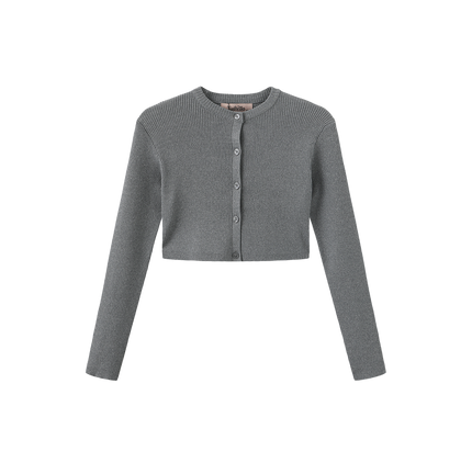 Ribbed Knit Layering Cardigan