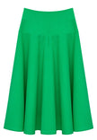 Hailey Seam Waisted Flare Skirt