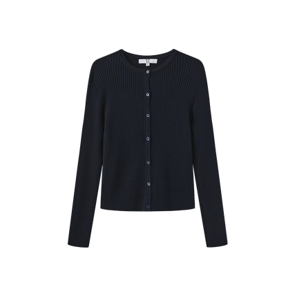 Thick Ribbed Knit Cardigan