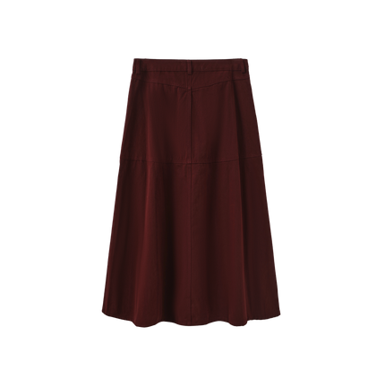 Denim Seam Detailed Pocket Skirt