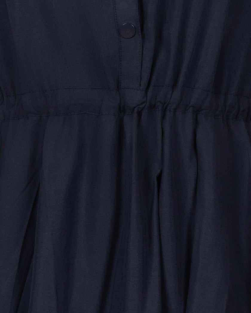 Elastic Pull Waist Maxi Dress