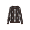 Mohair Plaid Crew Top