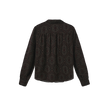 Gem Printed Rounded Collar Blouse