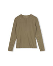 Rib Henley Top