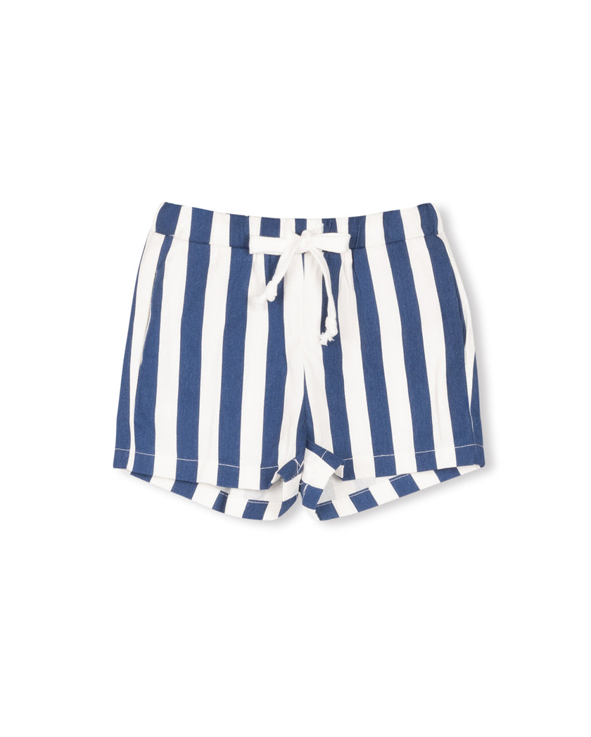 Main Denim Stripe Shorts