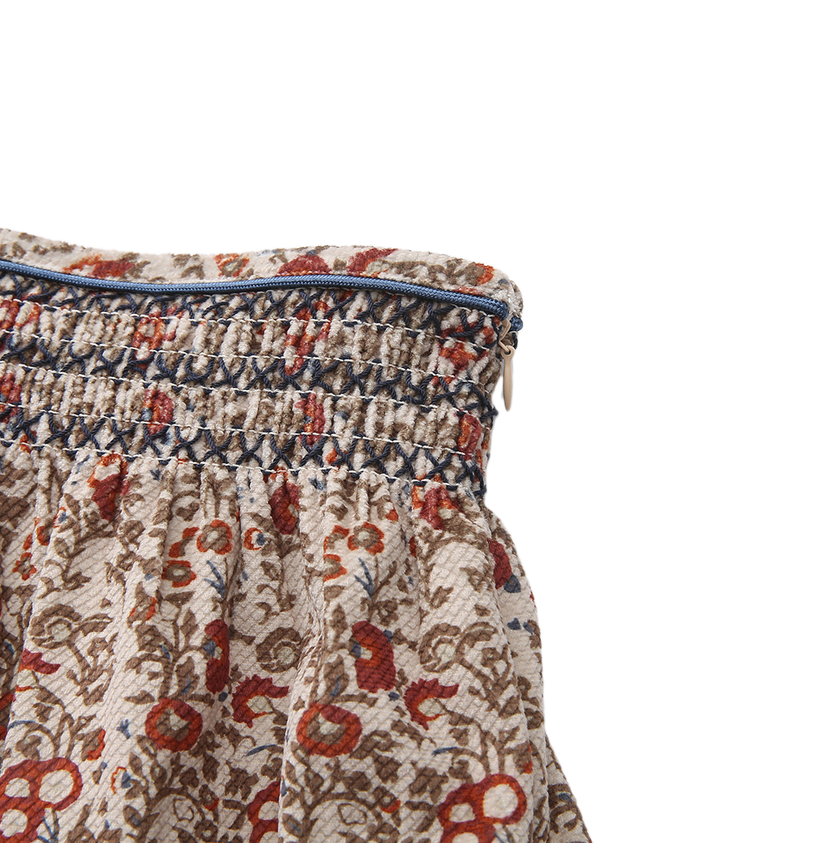 Rye Smocked Skirt