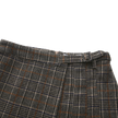 Plaid Buckle Skirt