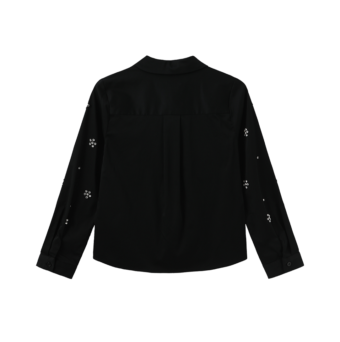 Poplin Blouse With Jewels