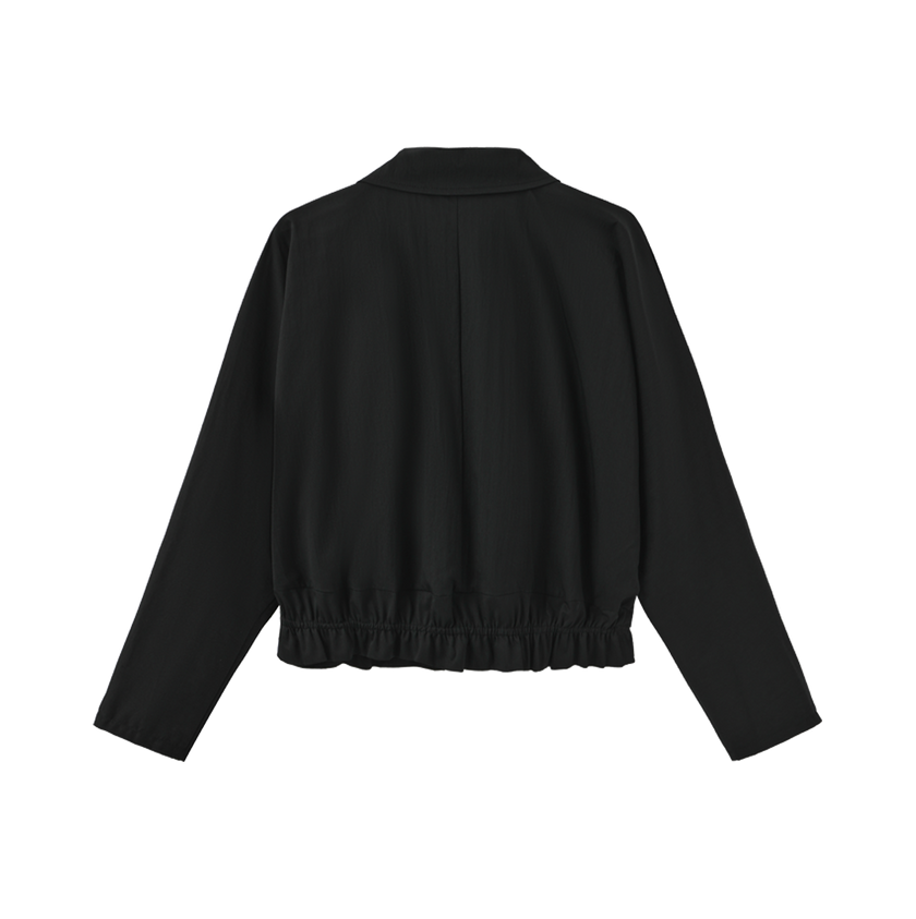 Lily Gathered Waist Button Down Top