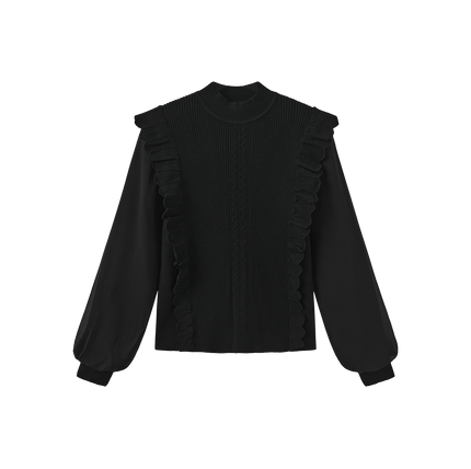 Flutter Knit Sweater
