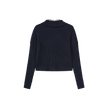 Ribbed Knit Turtleneck Sweater