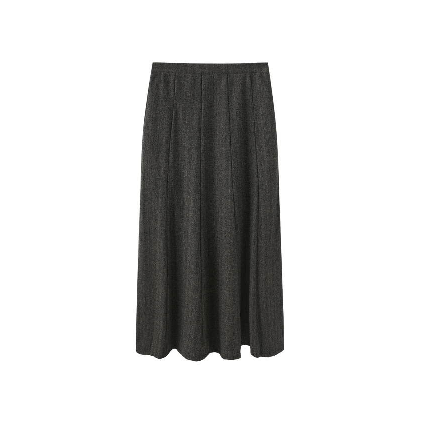 Midi Wool Skirt