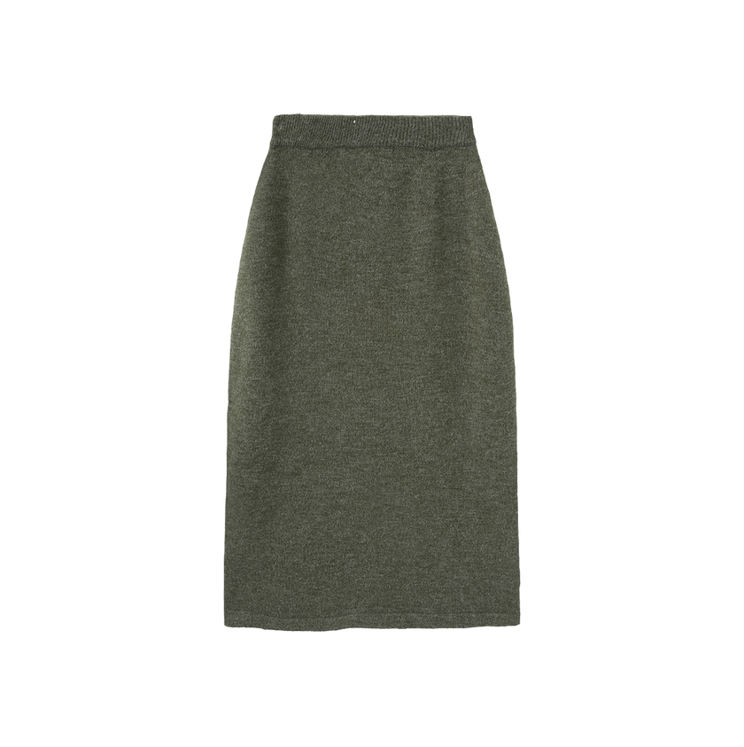 Taylor Knit Straight Maxi Skirt